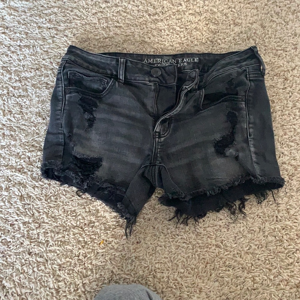 Black American eagle shorts